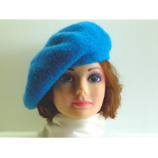 Large Aqua Beret